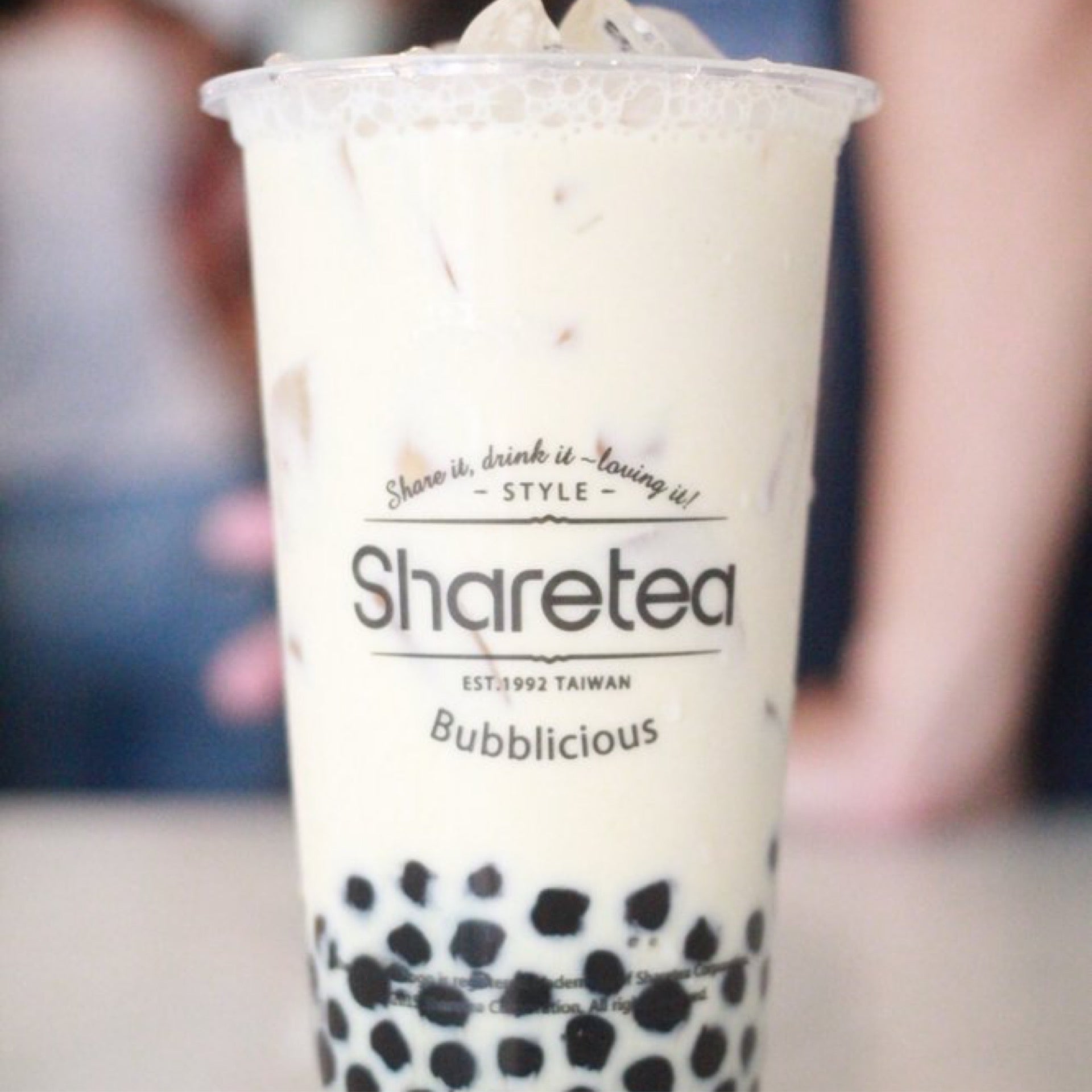 Classic Pearl Milk Green Tea | Sharetea Escondido